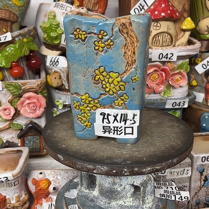 粗陶材质多肉花盆