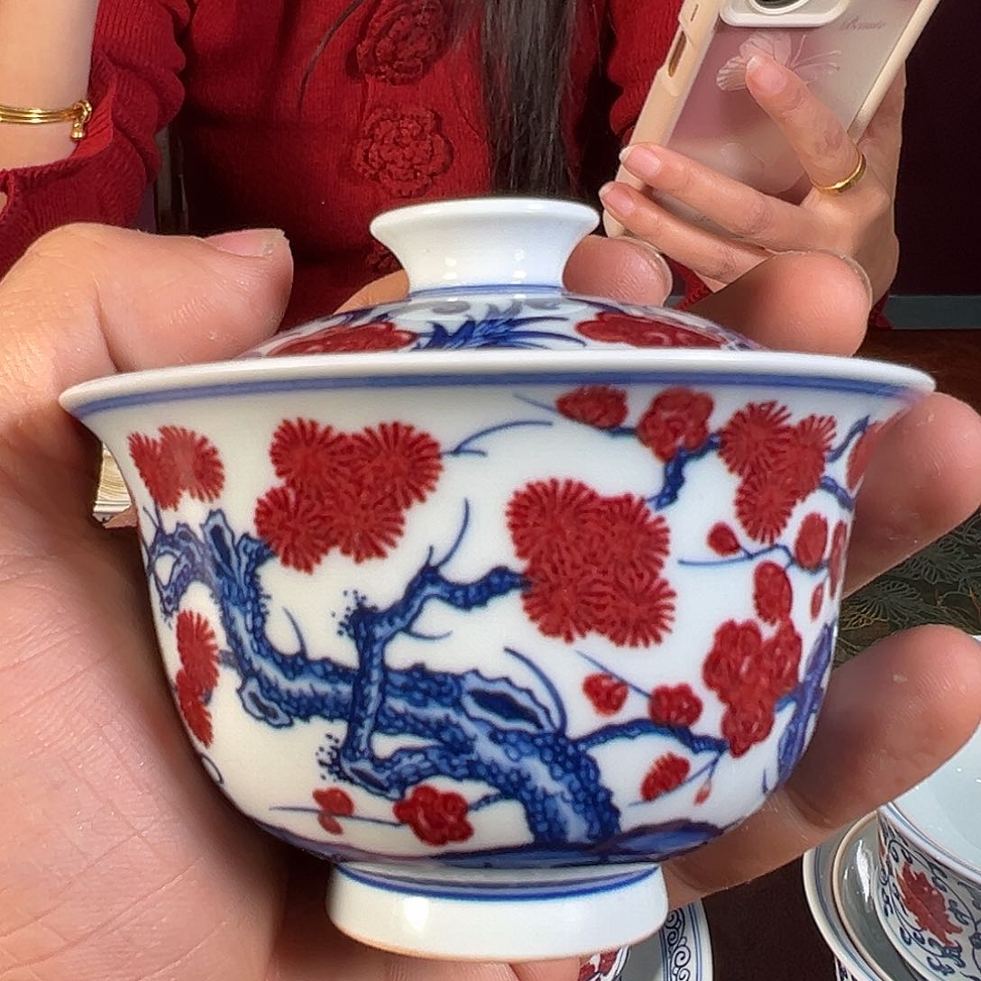 杯景德镇手工手绘陶瓷杯子