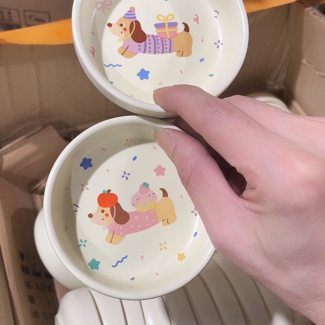 累成狗碟子两个装