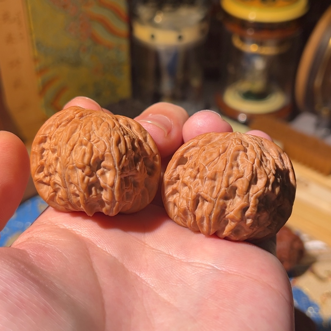 把件文玩核桃全品对歪磨盘40（福利价）