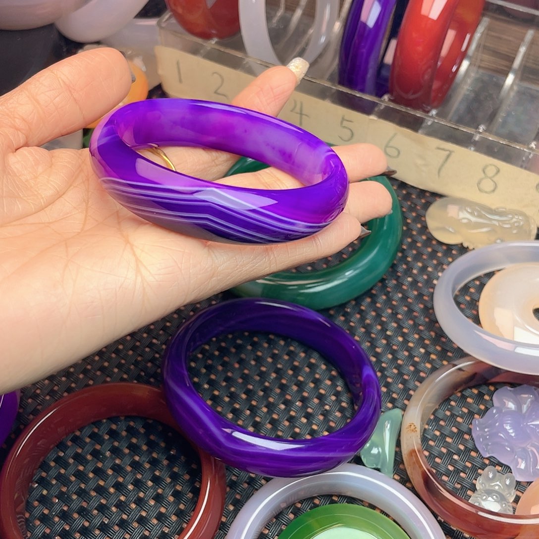 玛瑙/玉髓合金手镯