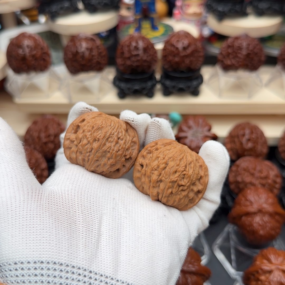 文玩核桃吊坠40全品磨盘