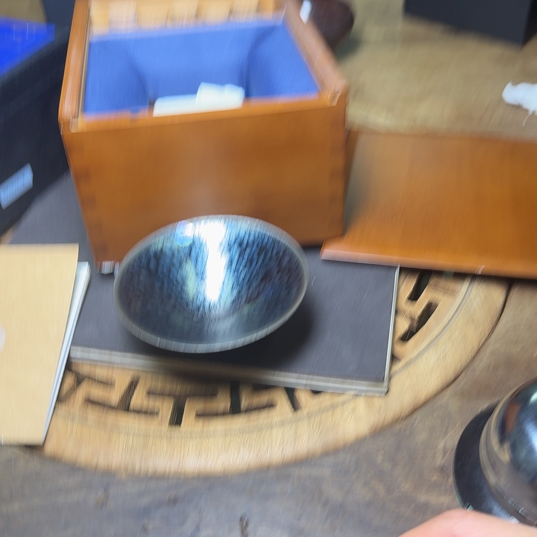 茶盏蔡龙百花油滴全包釉001