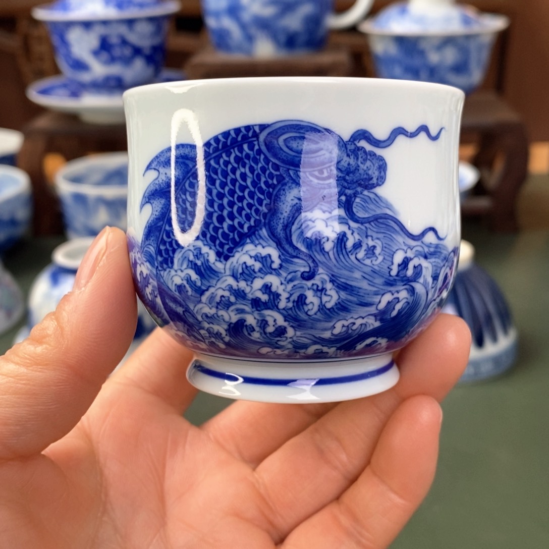 杯景德镇陶瓷手工手绘