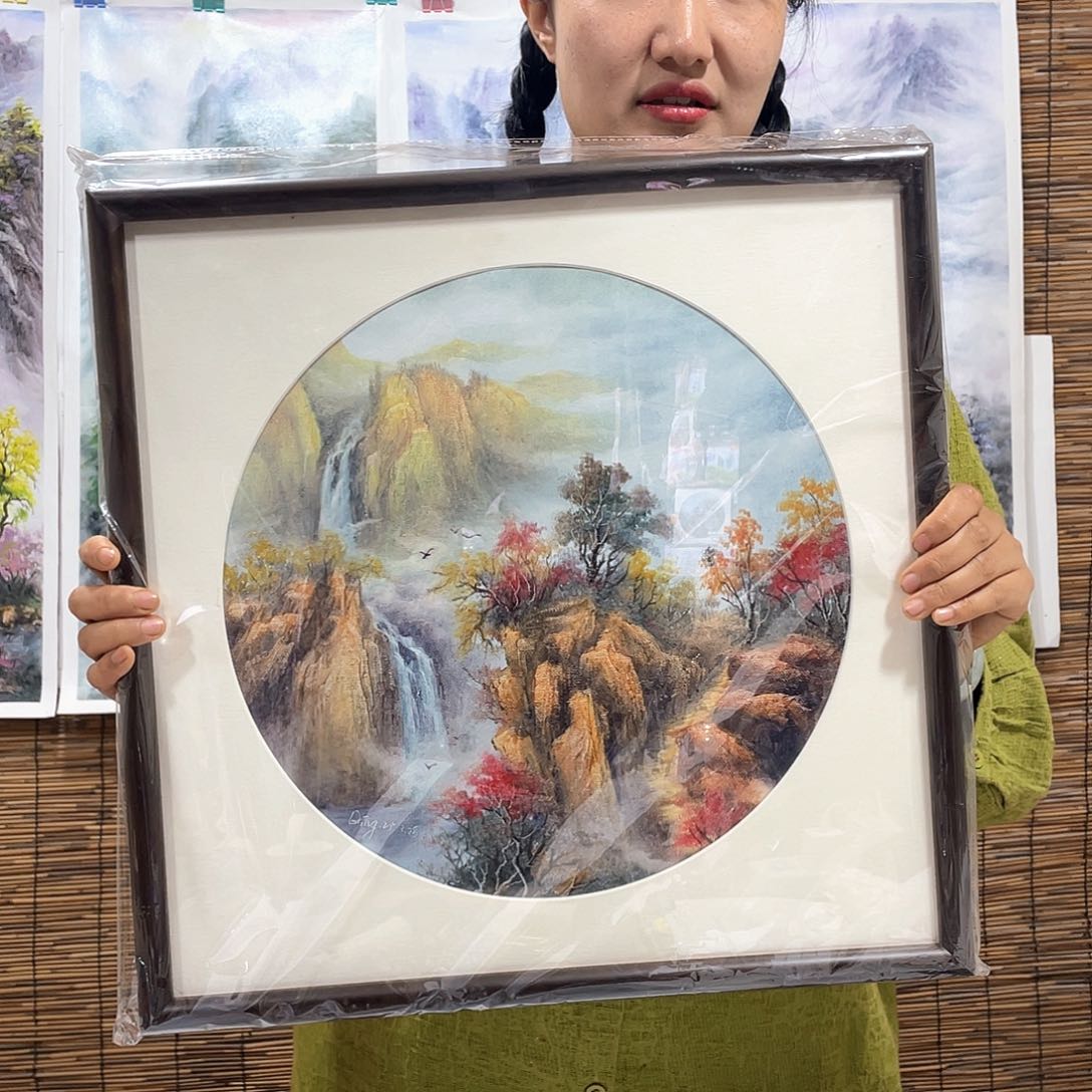 油画薇爽恭喜竞拍成功！