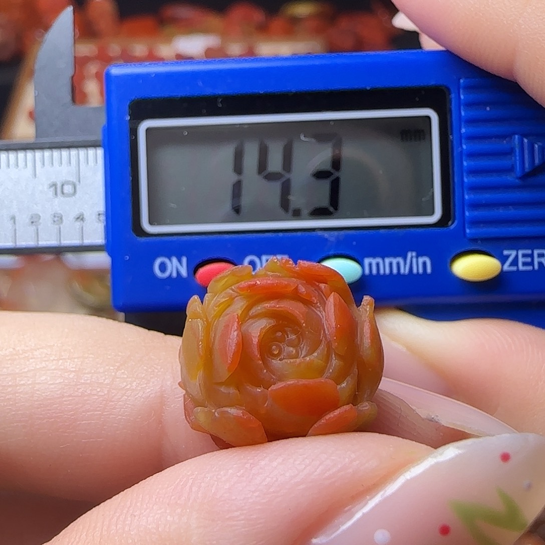 南红玛瑙未镶嵌吊坠(不含链)