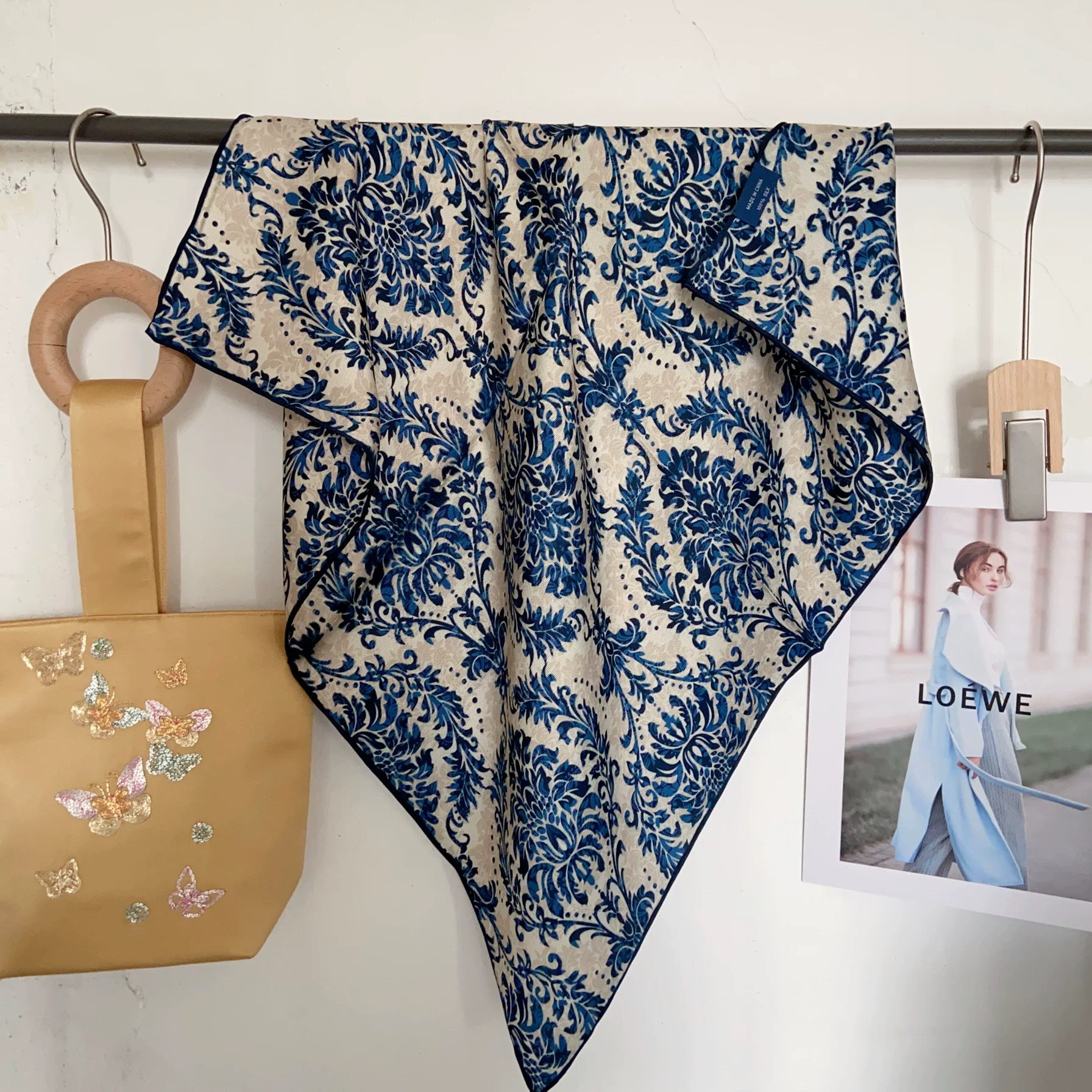 【f42】70x70丝毛小方巾丝巾围巾时尚百搭气质女士