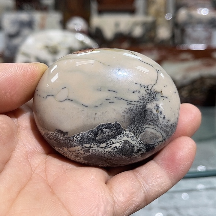 广西石石*国画石摆件