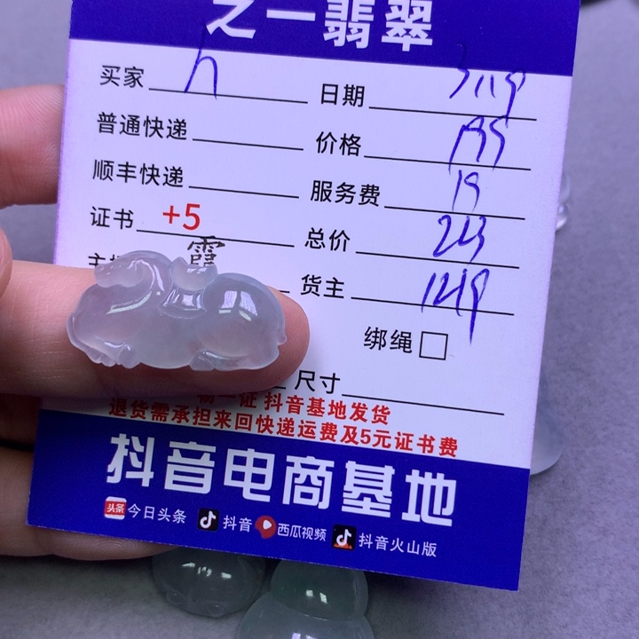 翡翠未镶嵌颈饰h****e翡翠
