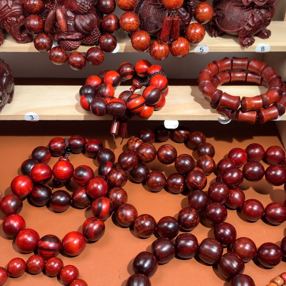 染料紫檀（血檀）高品质赞比亚血檀直播间