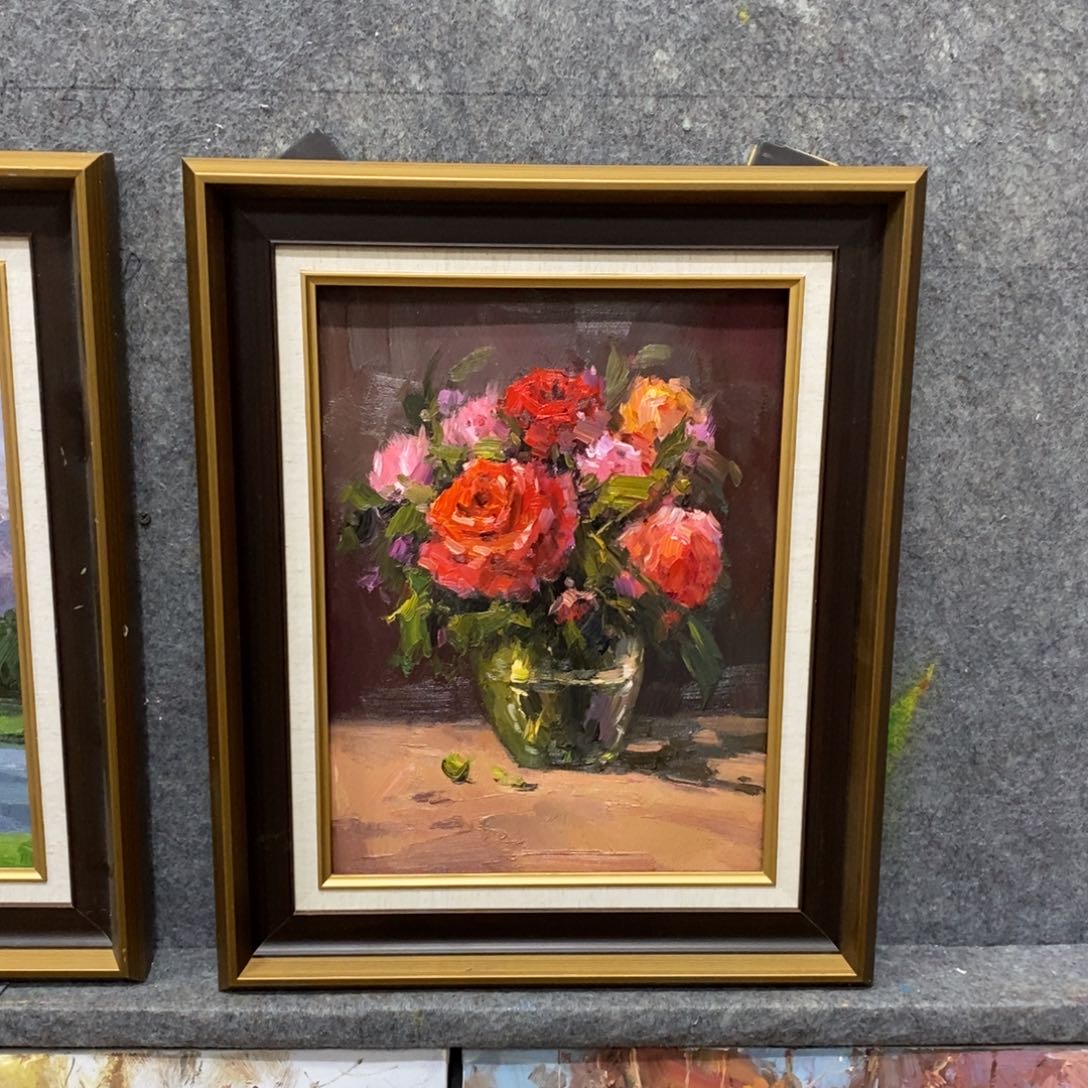 油画带外框画芯尺寸40x 30 c m