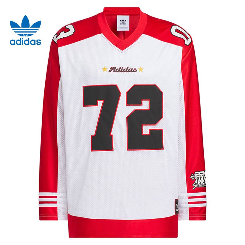 大adidas阿迪达斯三叶草男女运动休闲卫衣套头衫KA8004