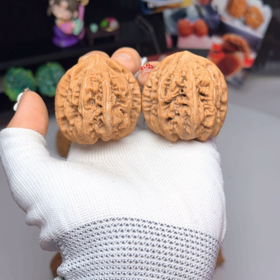 文玩核桃把件44大粗筋