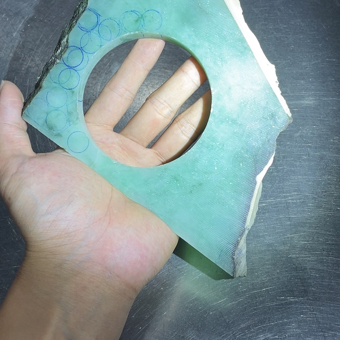 足***毛定制翡翠未镶嵌翡翠