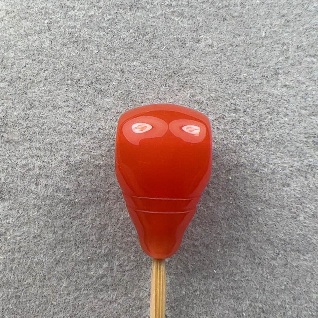 未镶嵌三通南红玛瑙