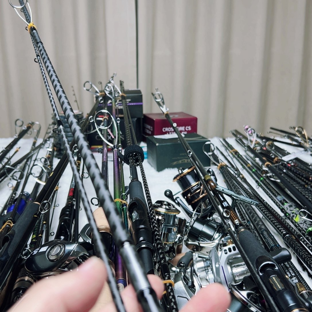 3.8m碳素路亚杆12345678