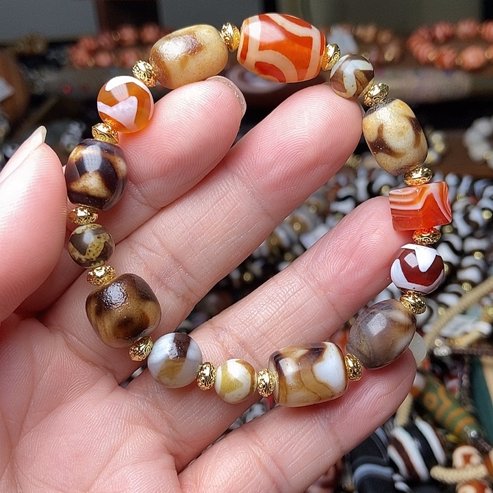 玛瑙/玉髓未镶嵌手链