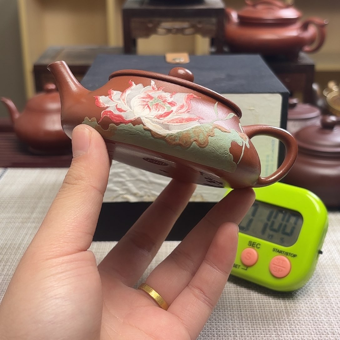 紫砂茶壶涛**5微瑕处理