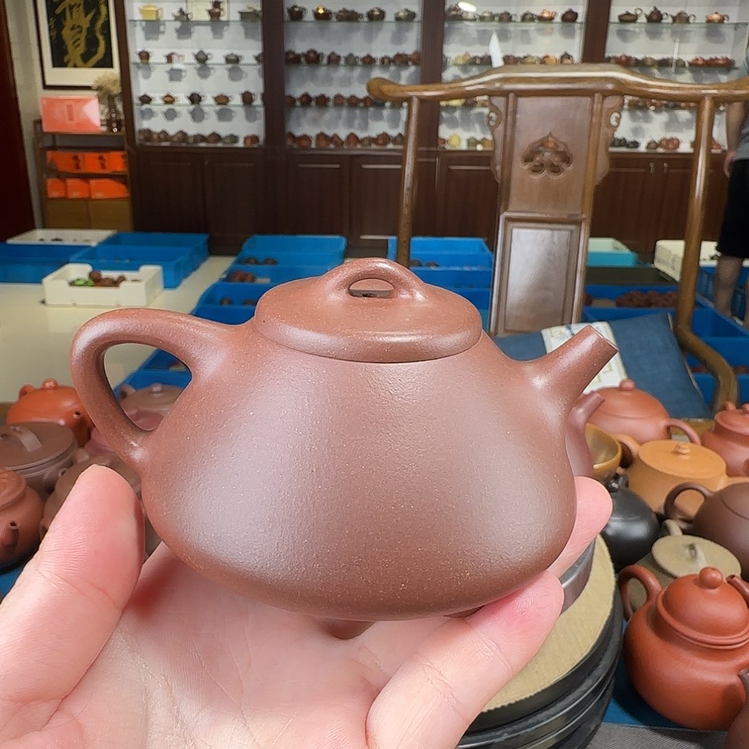 茶壶紫砂石瓢紫泥