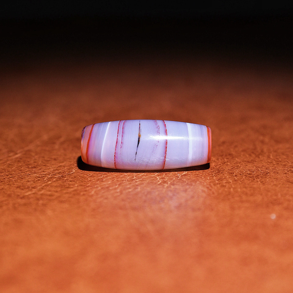 佛眼红色冰透玛瑙珠子