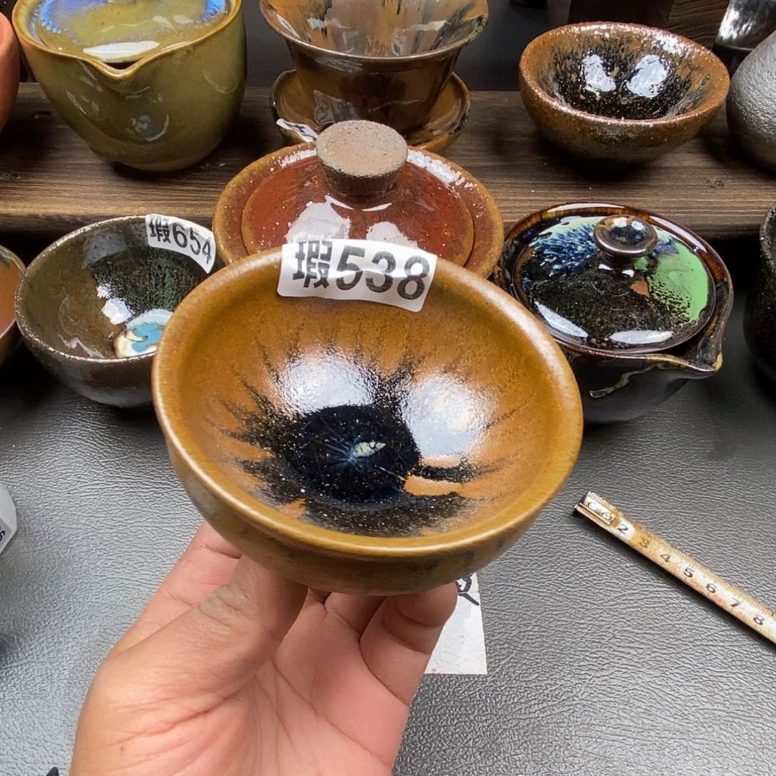 茶盏微瑕建盏主人杯子