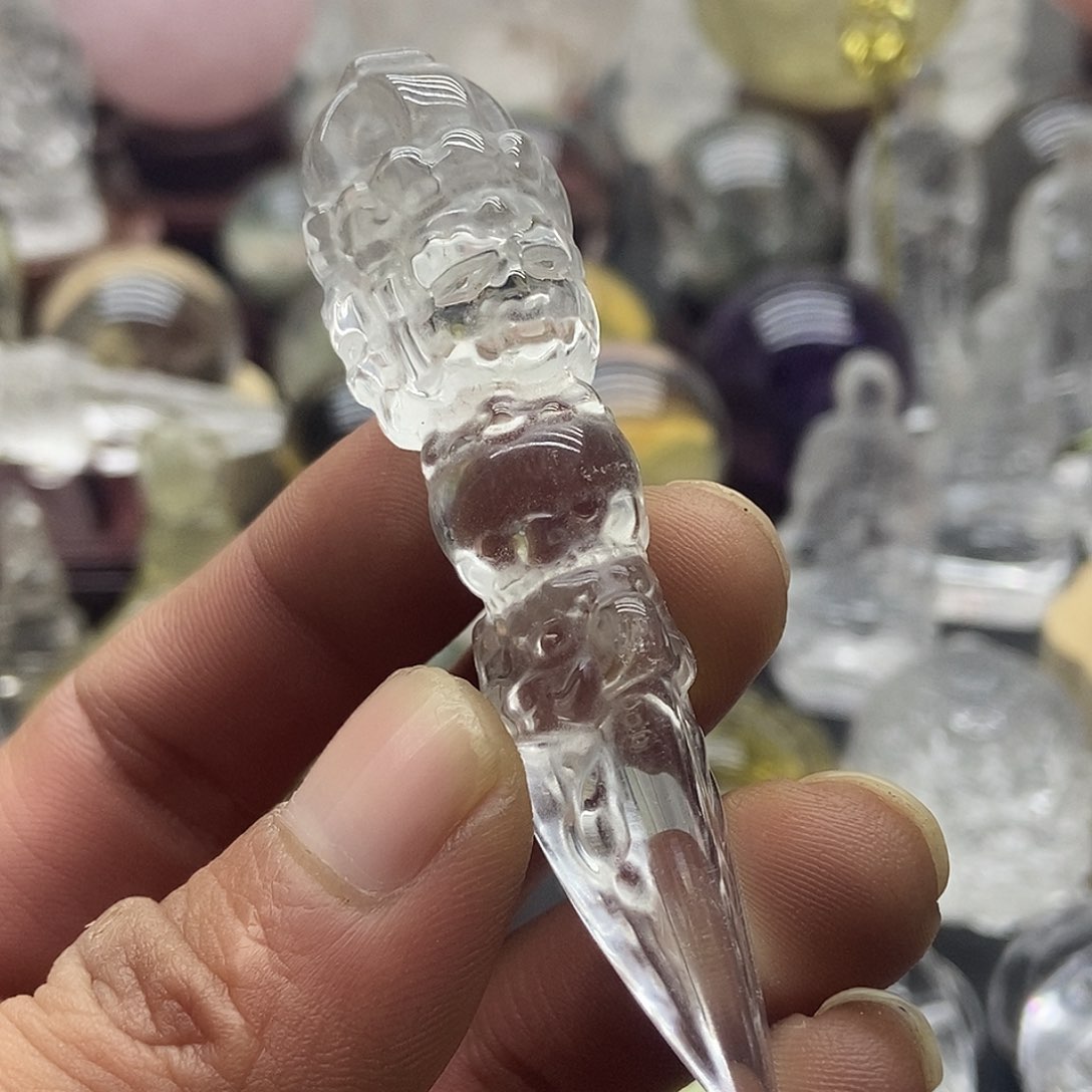 水晶摆件未镶嵌吊坠