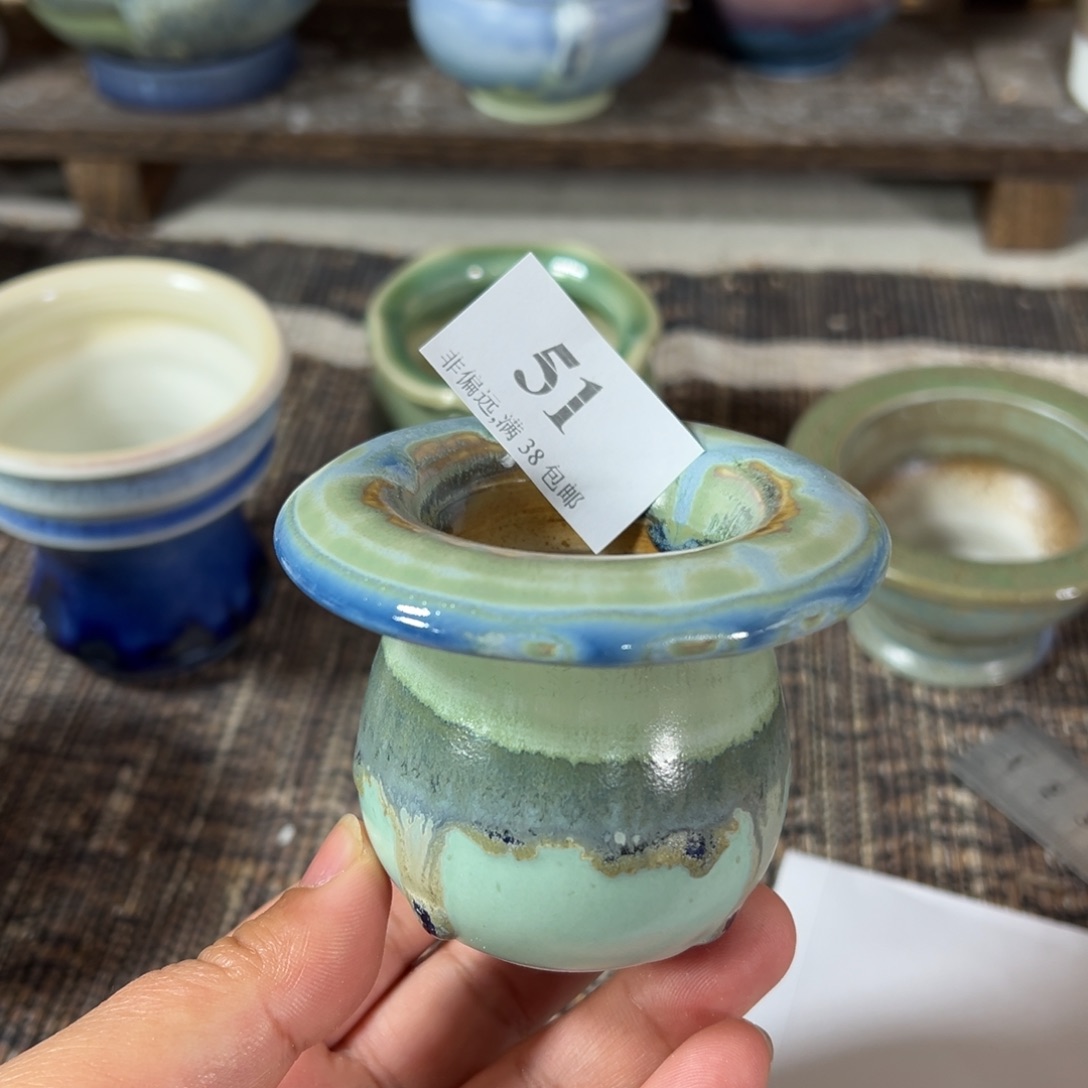 红陶景德镇手工花盆