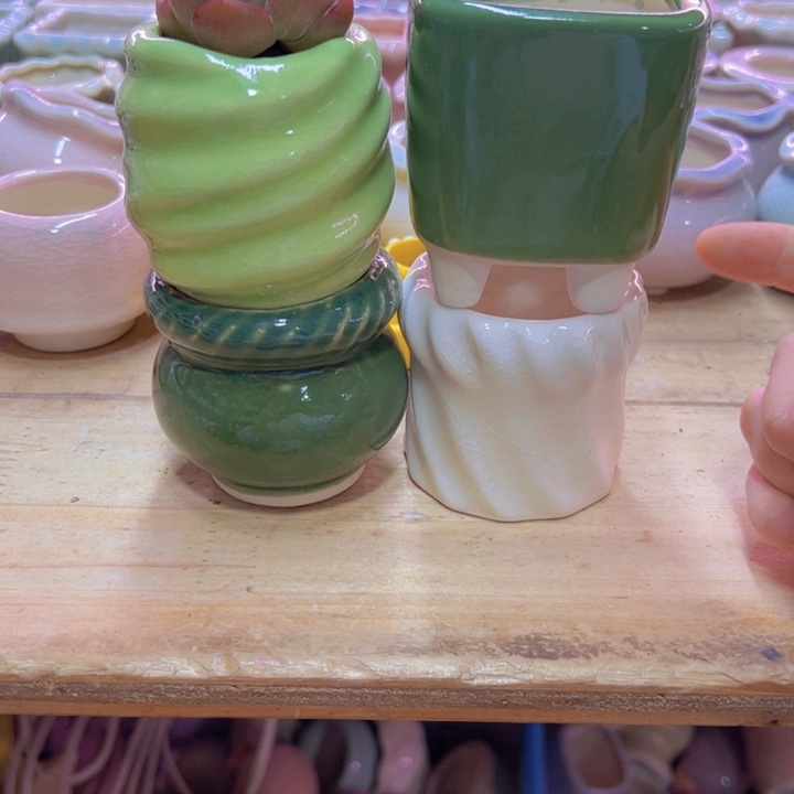 陶瓷花盆当场凑满12包邮