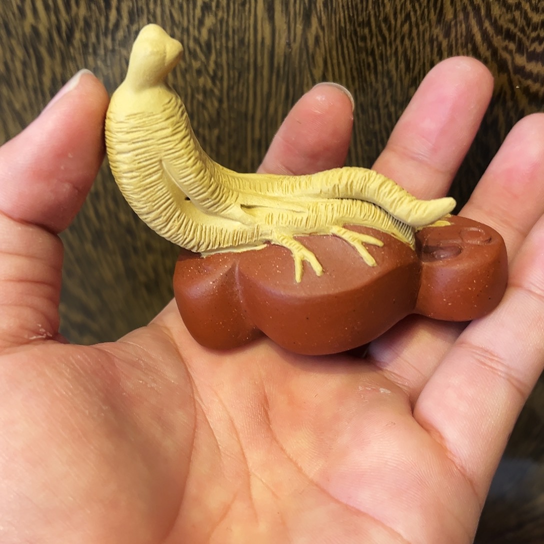 紫砂茶杯高端紫砂雕塑微瑕