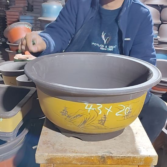 宜兴紫砂花盆清仓库清仓处理