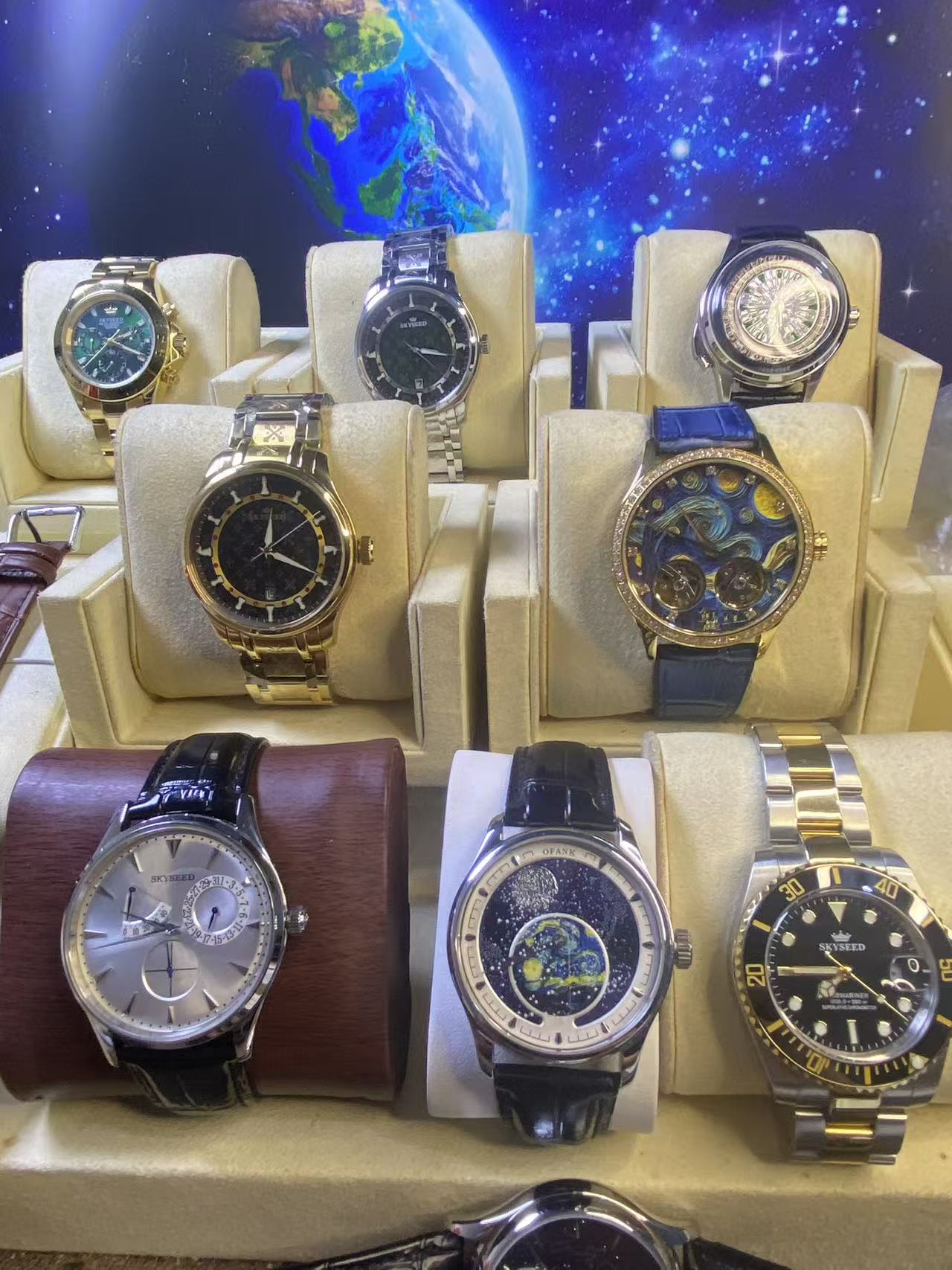 （以直播间实物为准全新库存机械表配件不喜欢不要拆膜 谢谢）