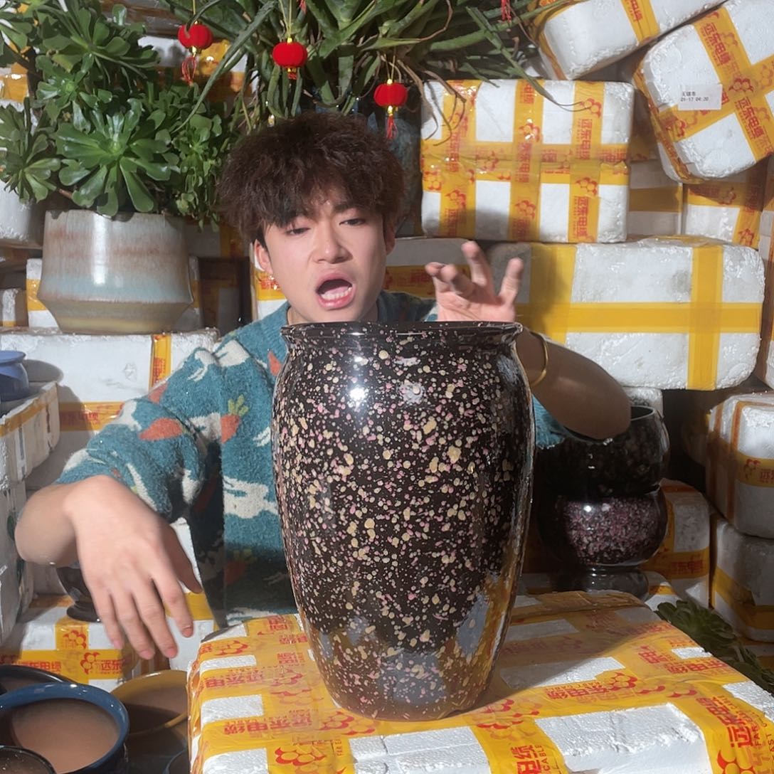 红陶宜兴紫砂花盆