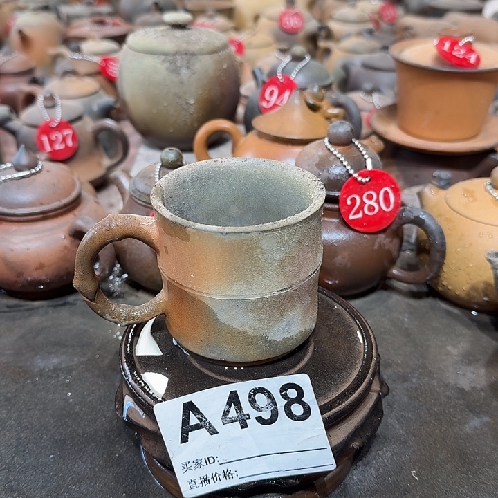 茶壶紫砂坭兴陶柴烧