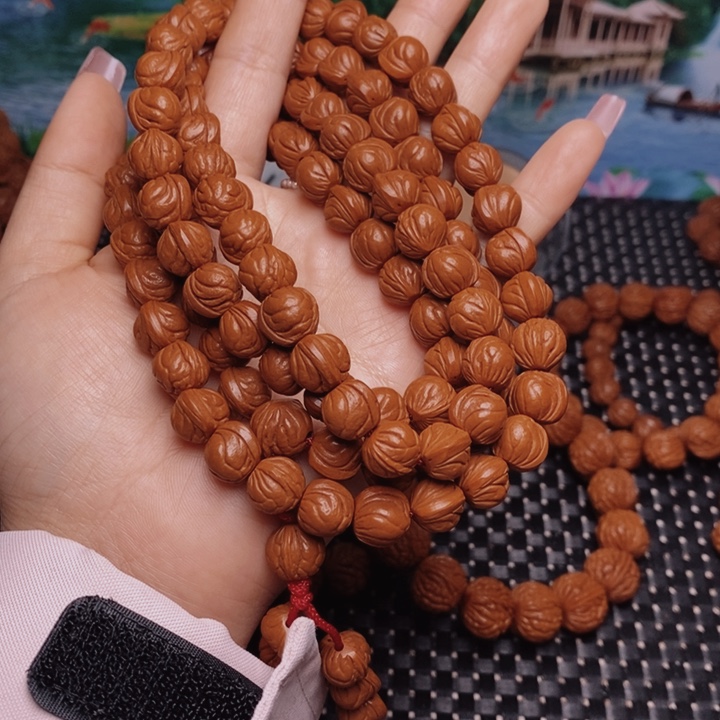 桃核手串G*n龙纹桃核