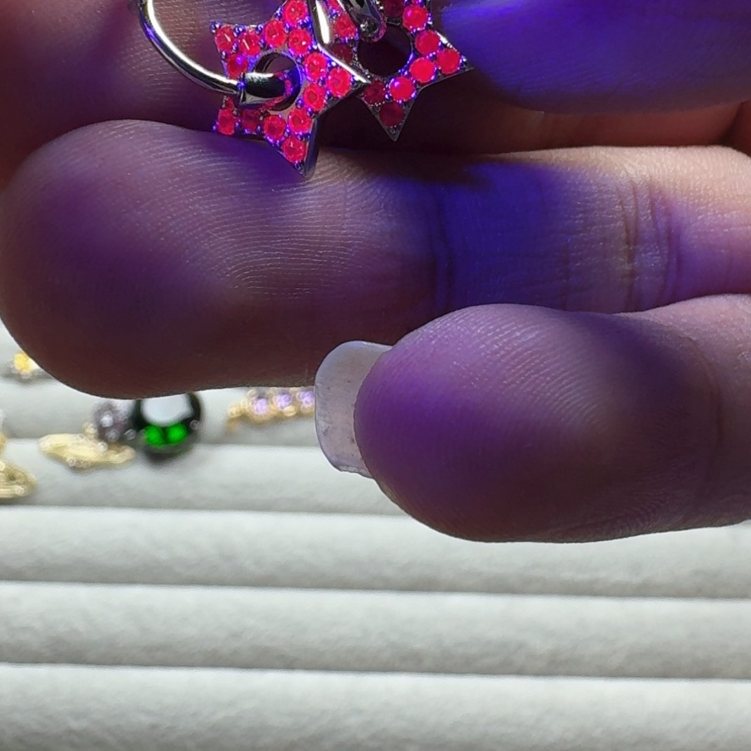 芙蓉石戒指银S925镶嵌