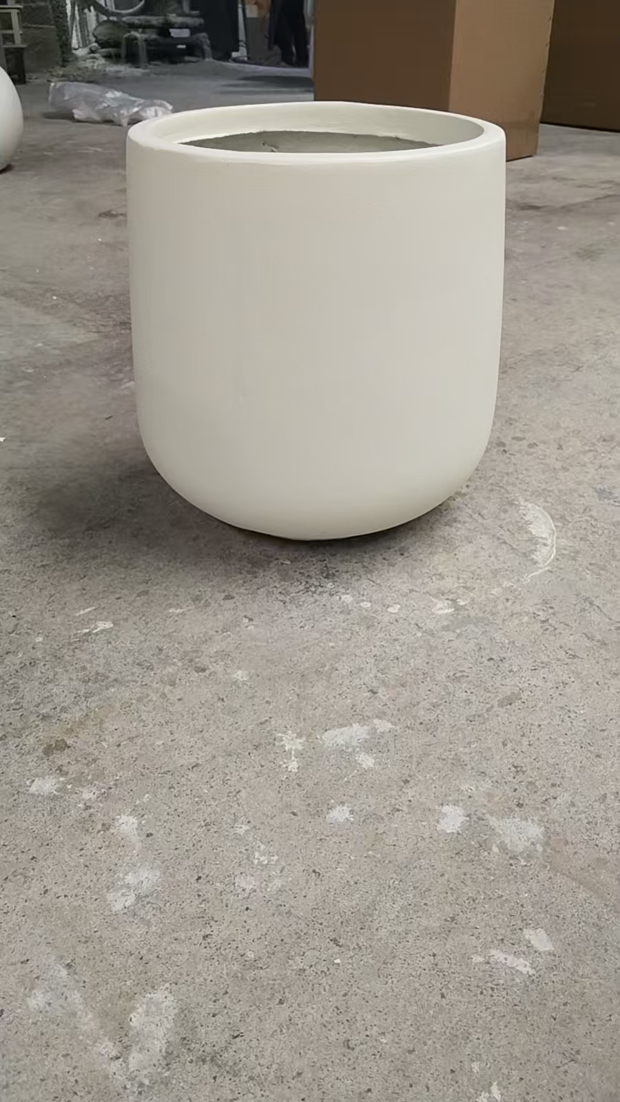 酒杯镁泥花盆客厅阳台绿植专用盆