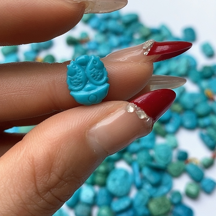 绿松石珠宝奇石未镶嵌