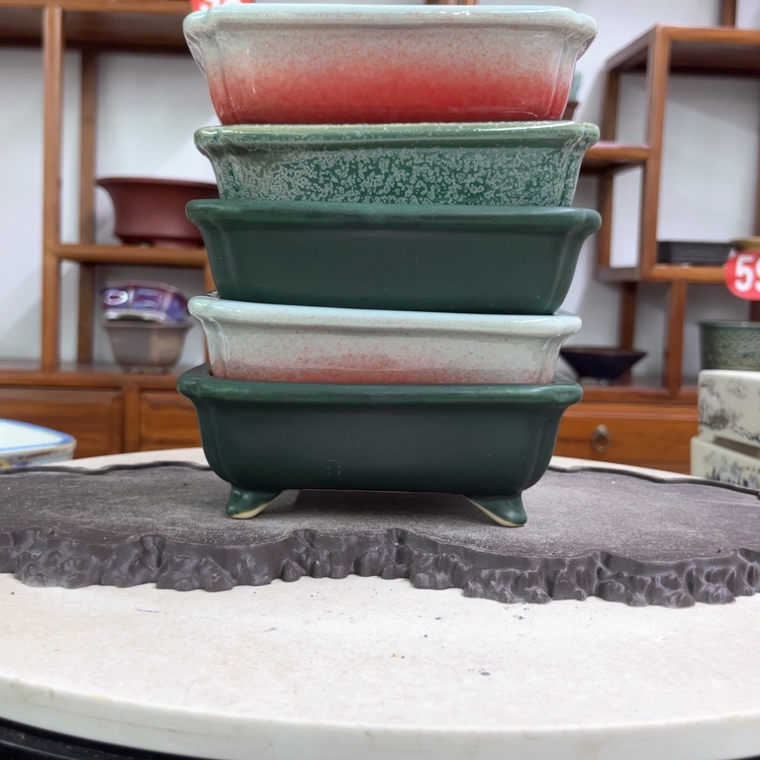 紫砂花盆瑕疵5.5-15.5-12。。。（5）