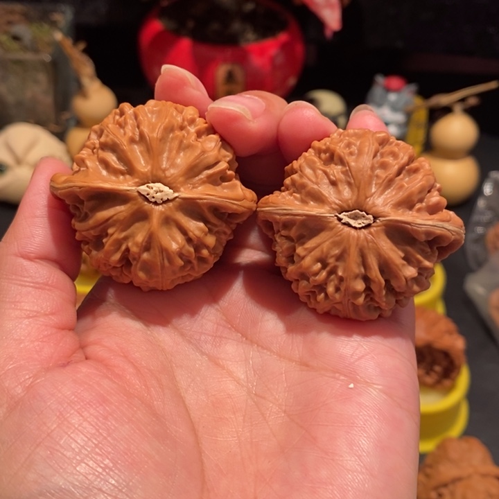 文玩核桃45尺宫灯狮子头