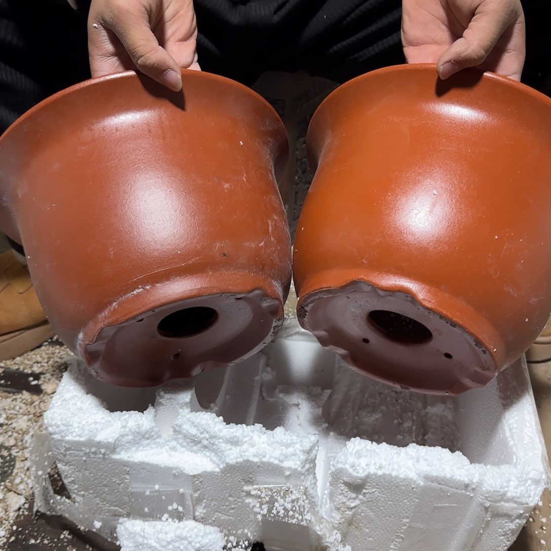 紫砂花盆口径23.13口径