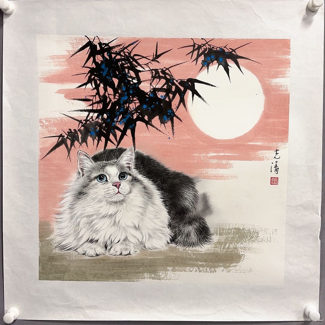国画国画纯手绘作品请放心去藏