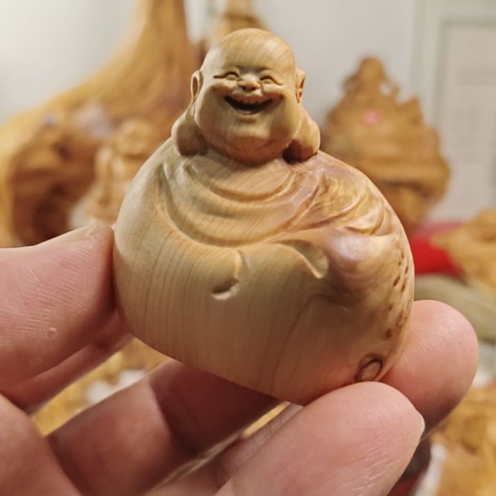 柏木瘤疤乐乐手把件