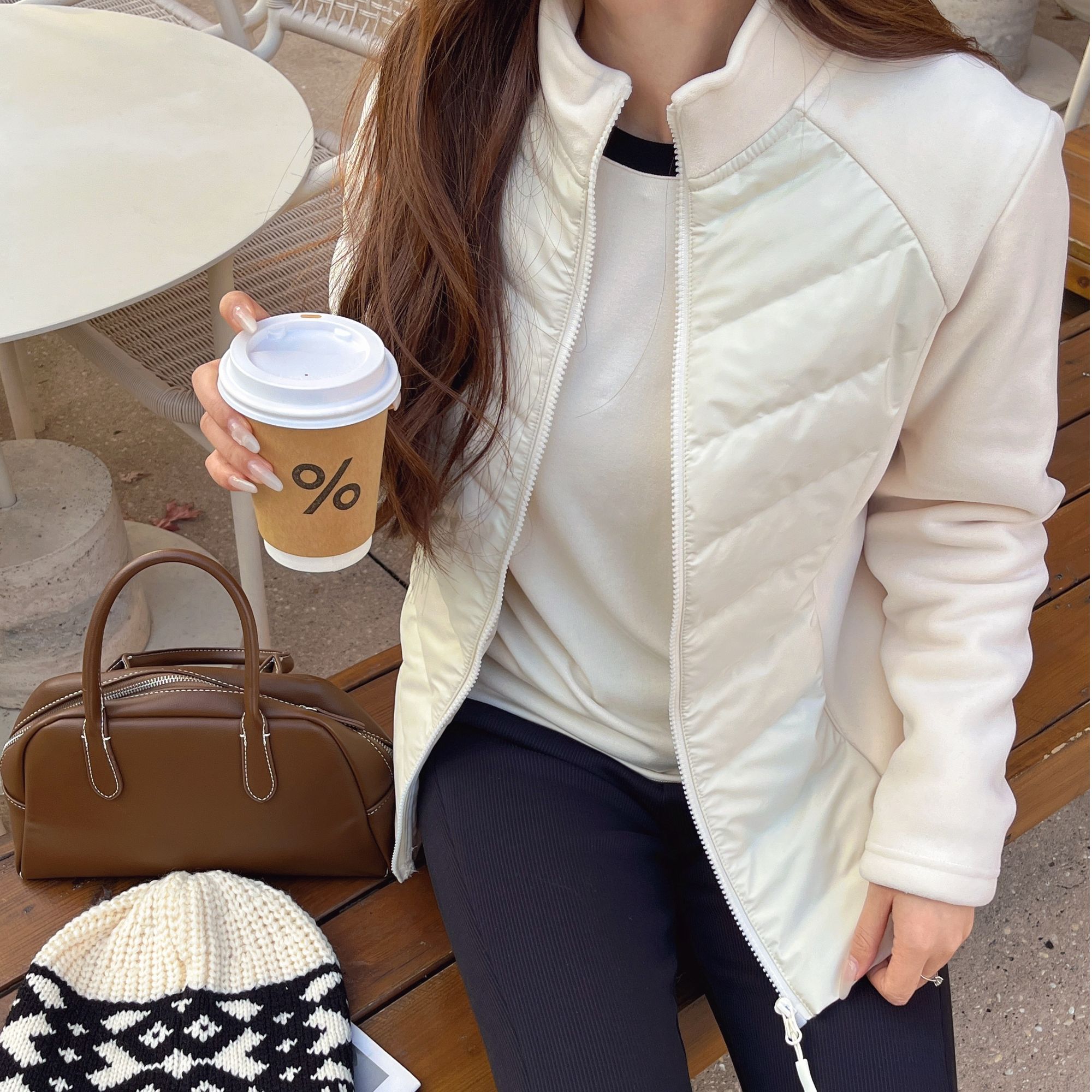 [商场同款]英国Gesamy拼接羽绒服22W-G068