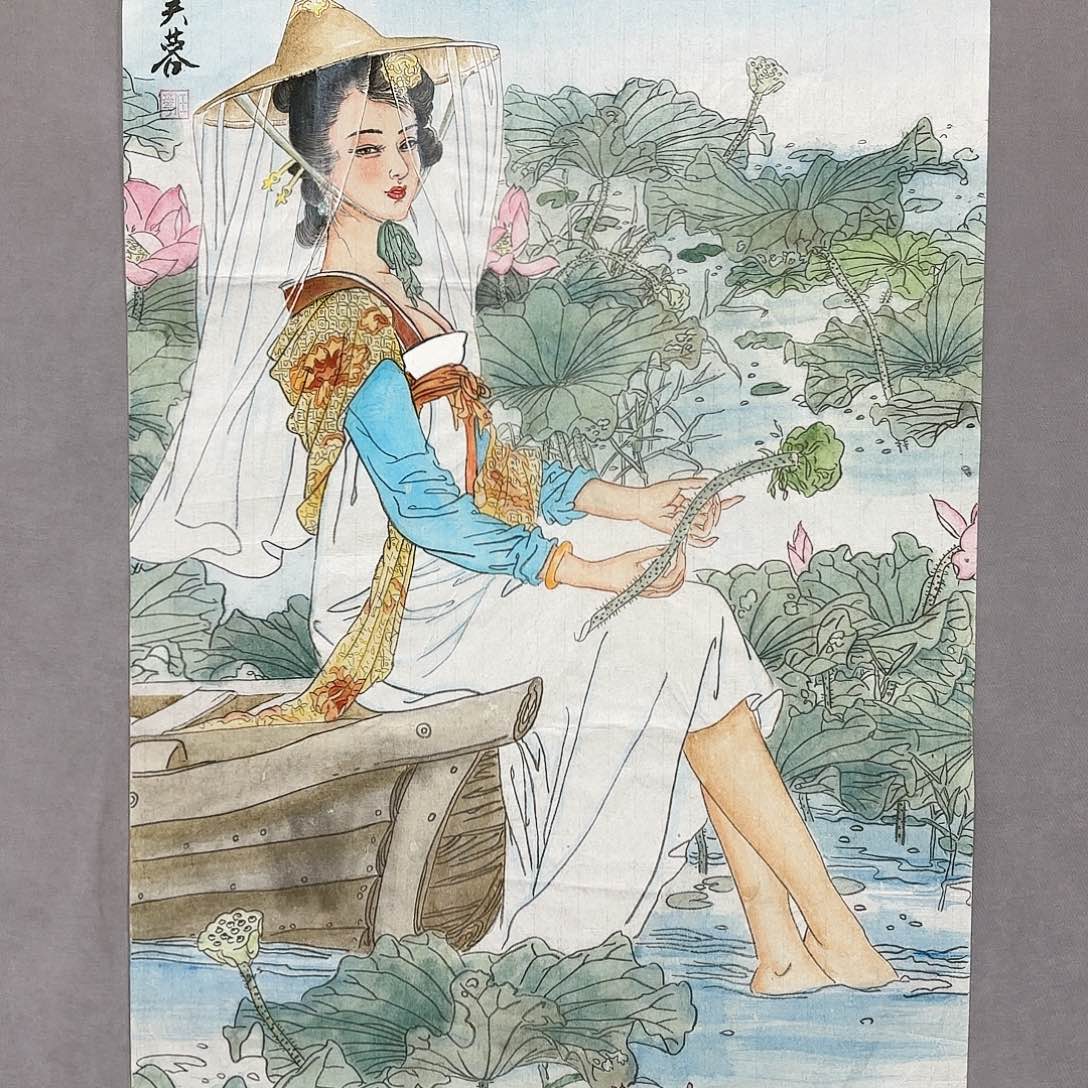 国画国画纯手绘作品请放心去藏