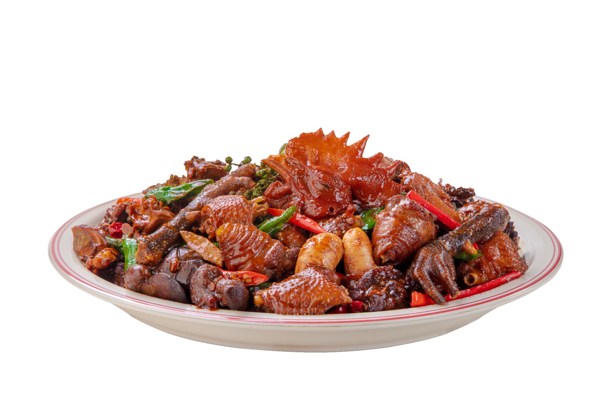 石头牌炒鸡正宗沂蒙小公鸡临沂炒鸡