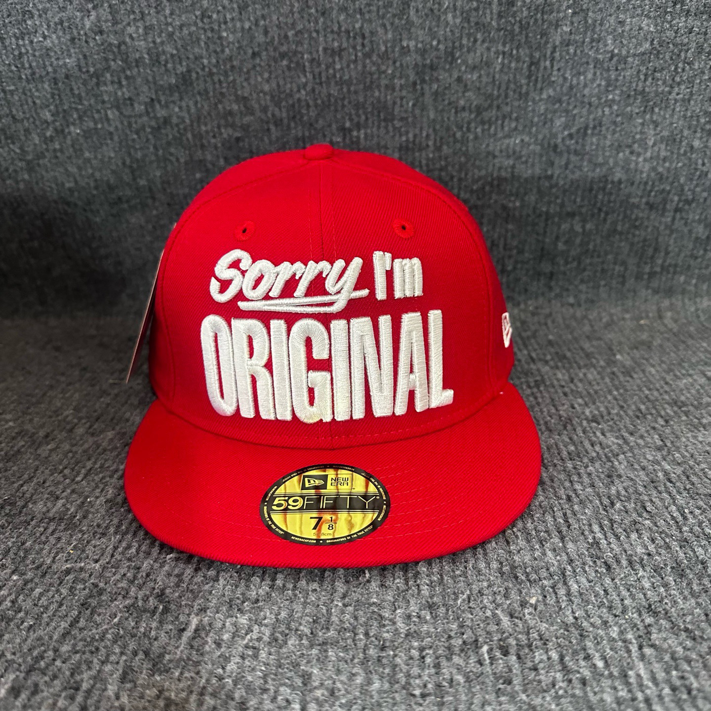56cm New Era 字母刺绣装饰 棒球帽 红色 11595403