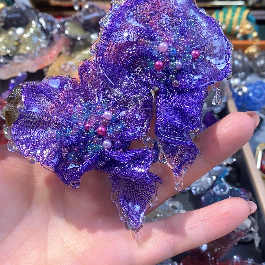 合成碳硅石纯铜耳夹