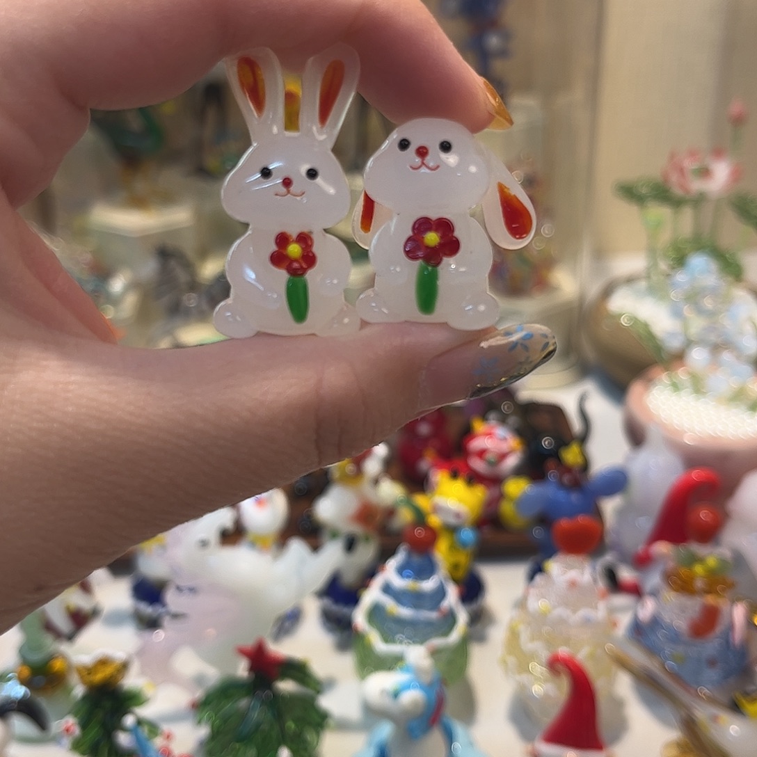 手工艺品琉璃 一对