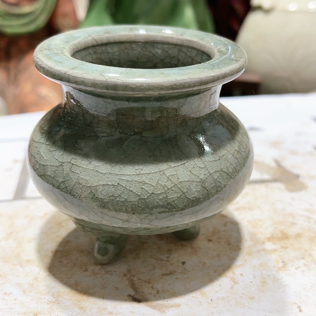 瓦当摆件摆件茶桌茶台陶瓷