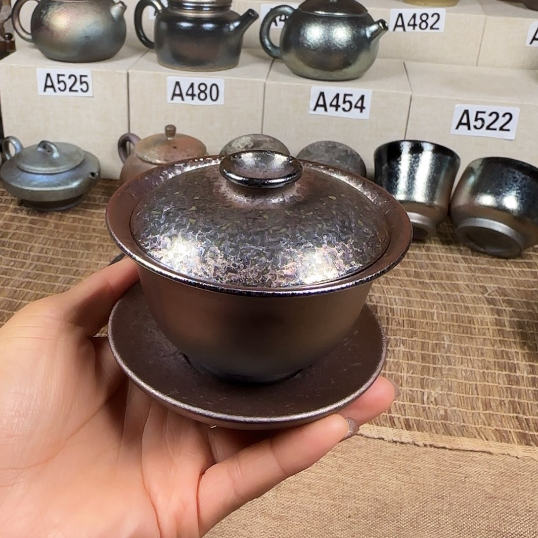 云南建水紫陶古法柴烧壶